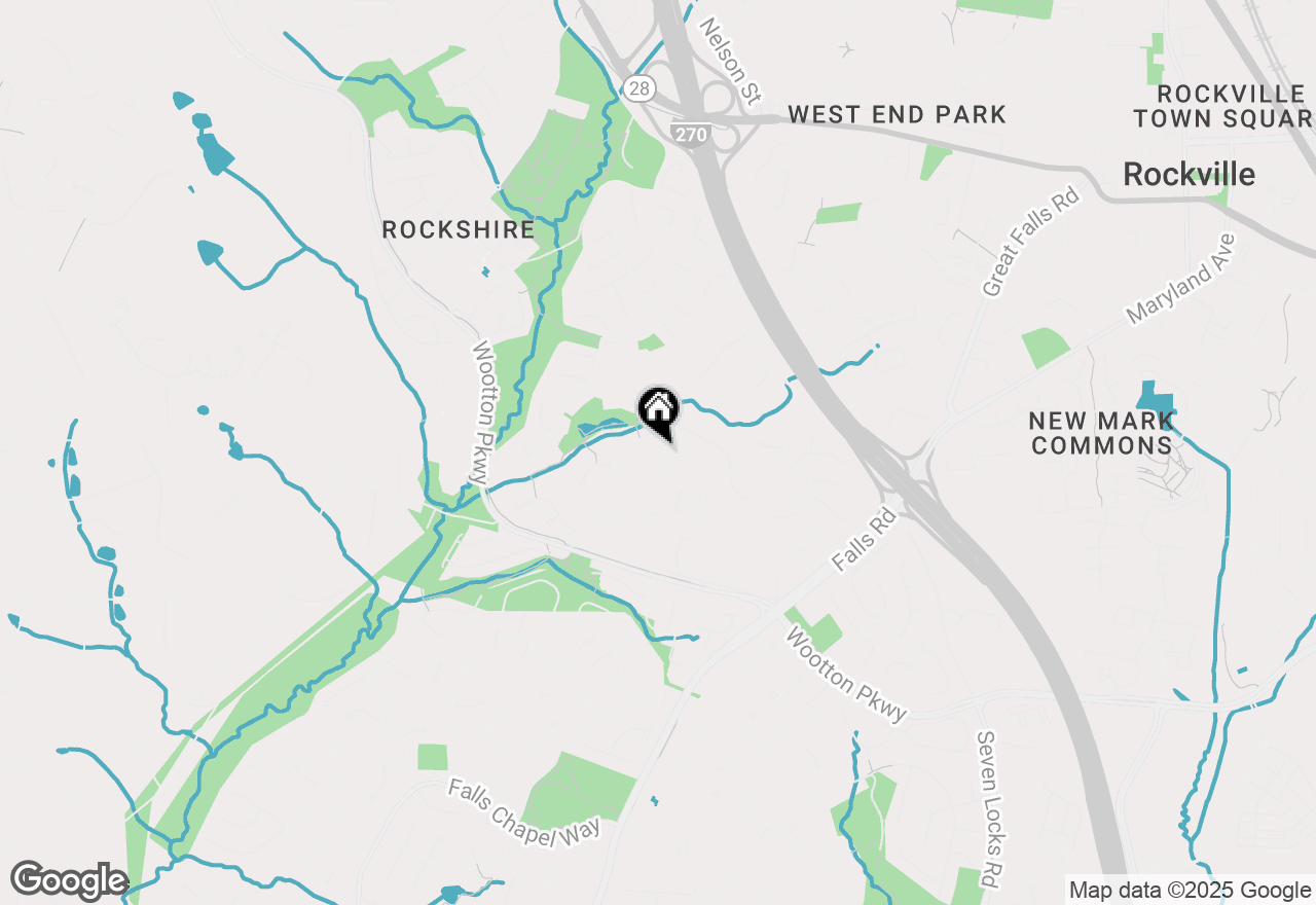 Map of 1401 Fallsmead Way, Potomac, MD 20854