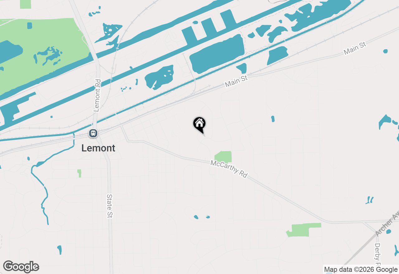 Map of 461 Wexford Drive, Lemont, IL 60439