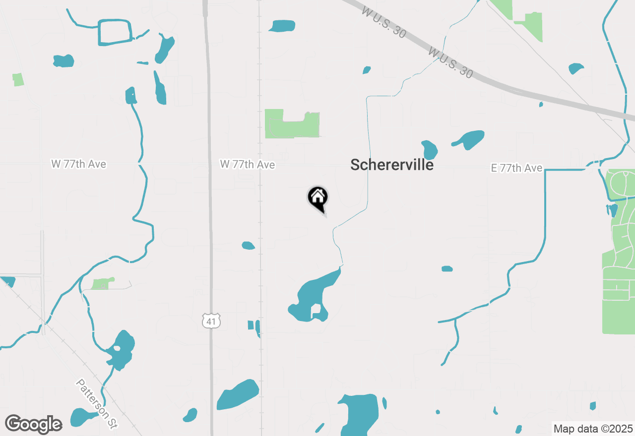 Map of 409 York Road, Schererville, IN 46375