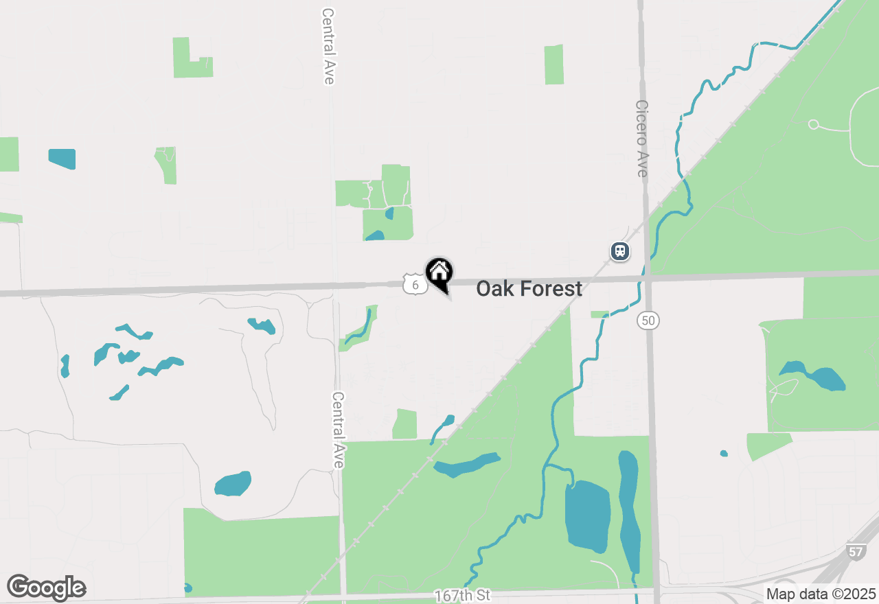 Map of 15929 Lorel Avenue, Oak Forest, IL 60452