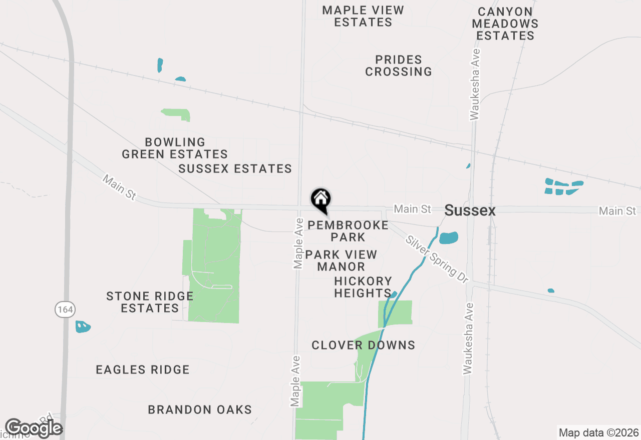 Map of N63W23905 Terrace Dr #6, Sussex, WI 53089