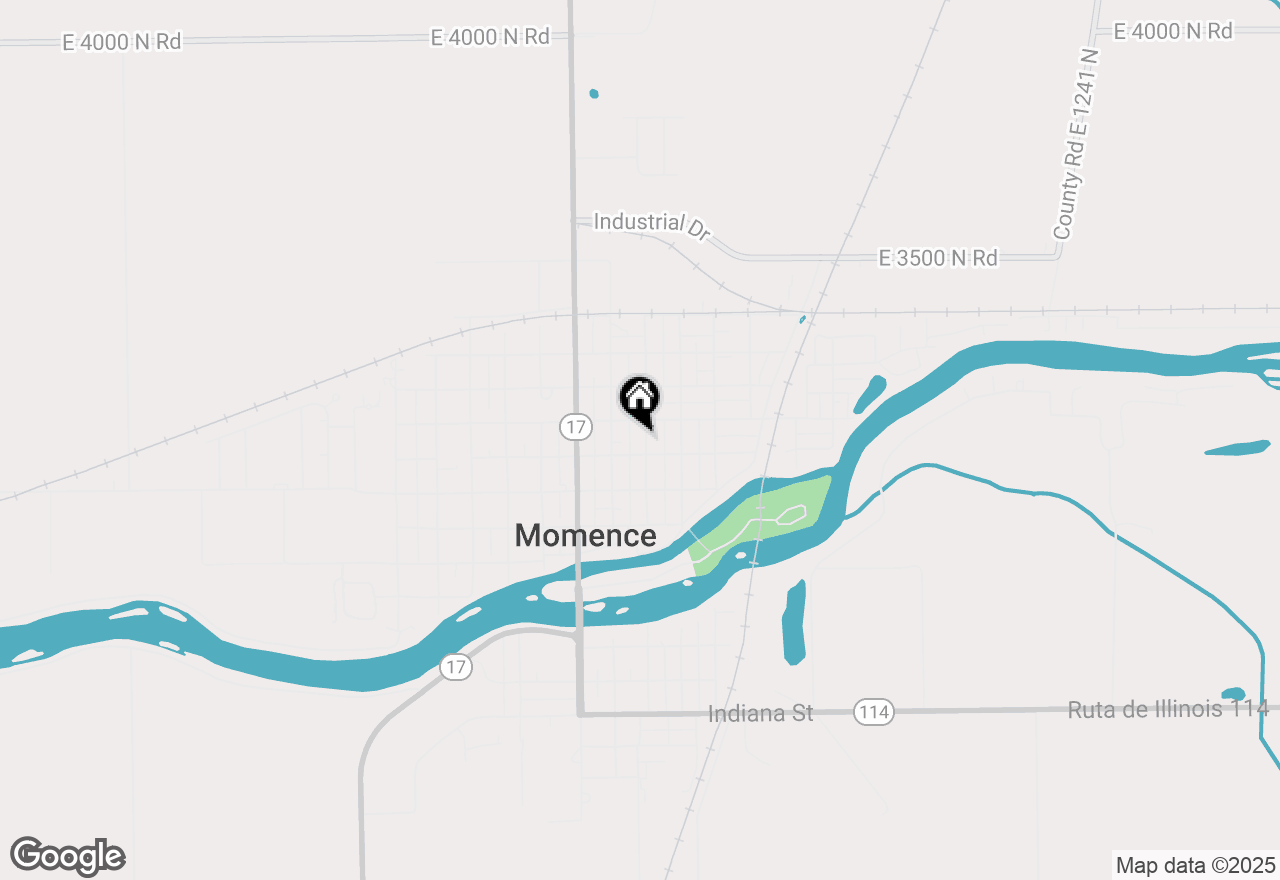 Map of 311 N Walnut Street, Momence, IL 60954