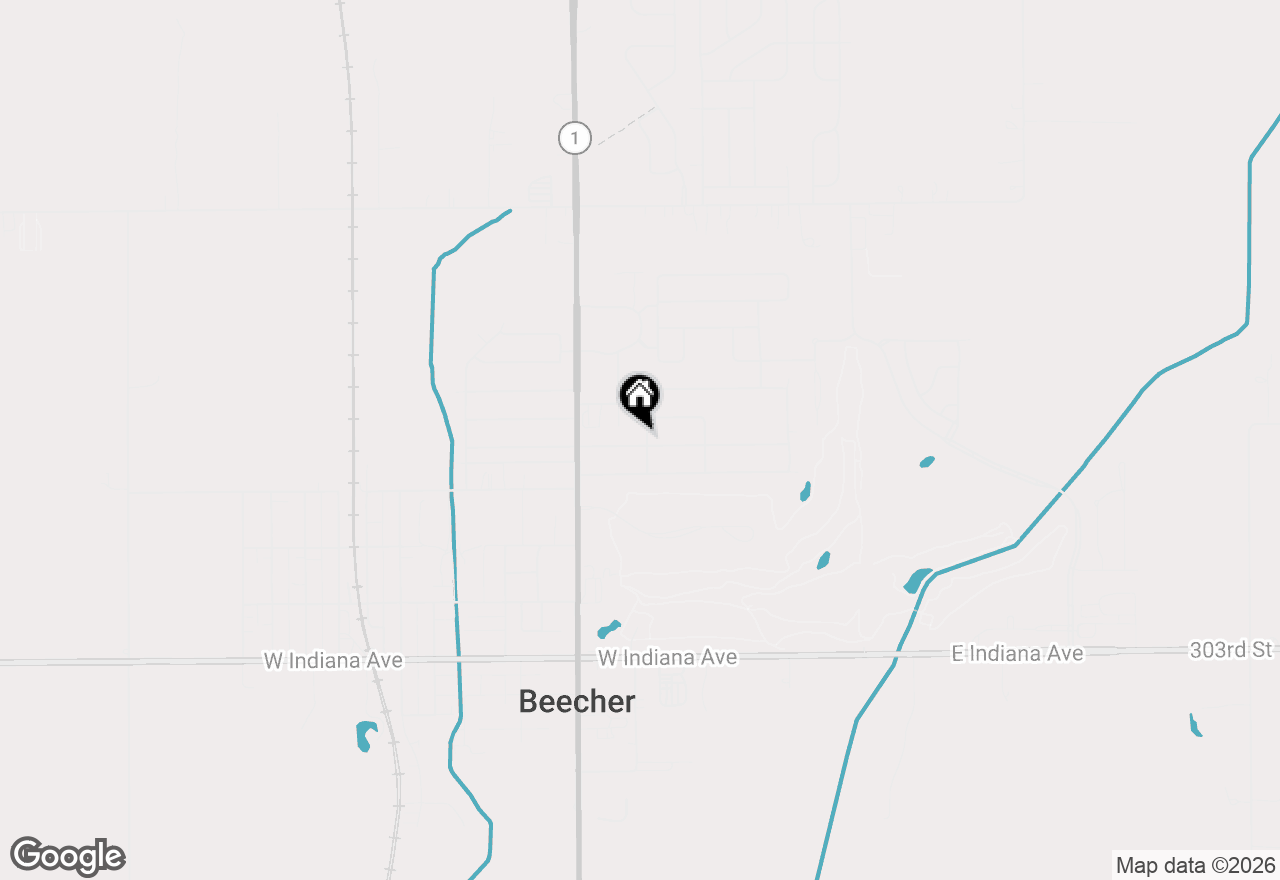 Map of 403 Orchard Lane, Beecher, IL 60401