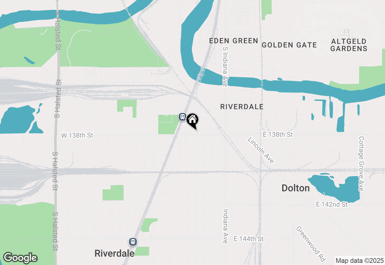 Map of 3 W 138th Street, Riverdale, IL 60827