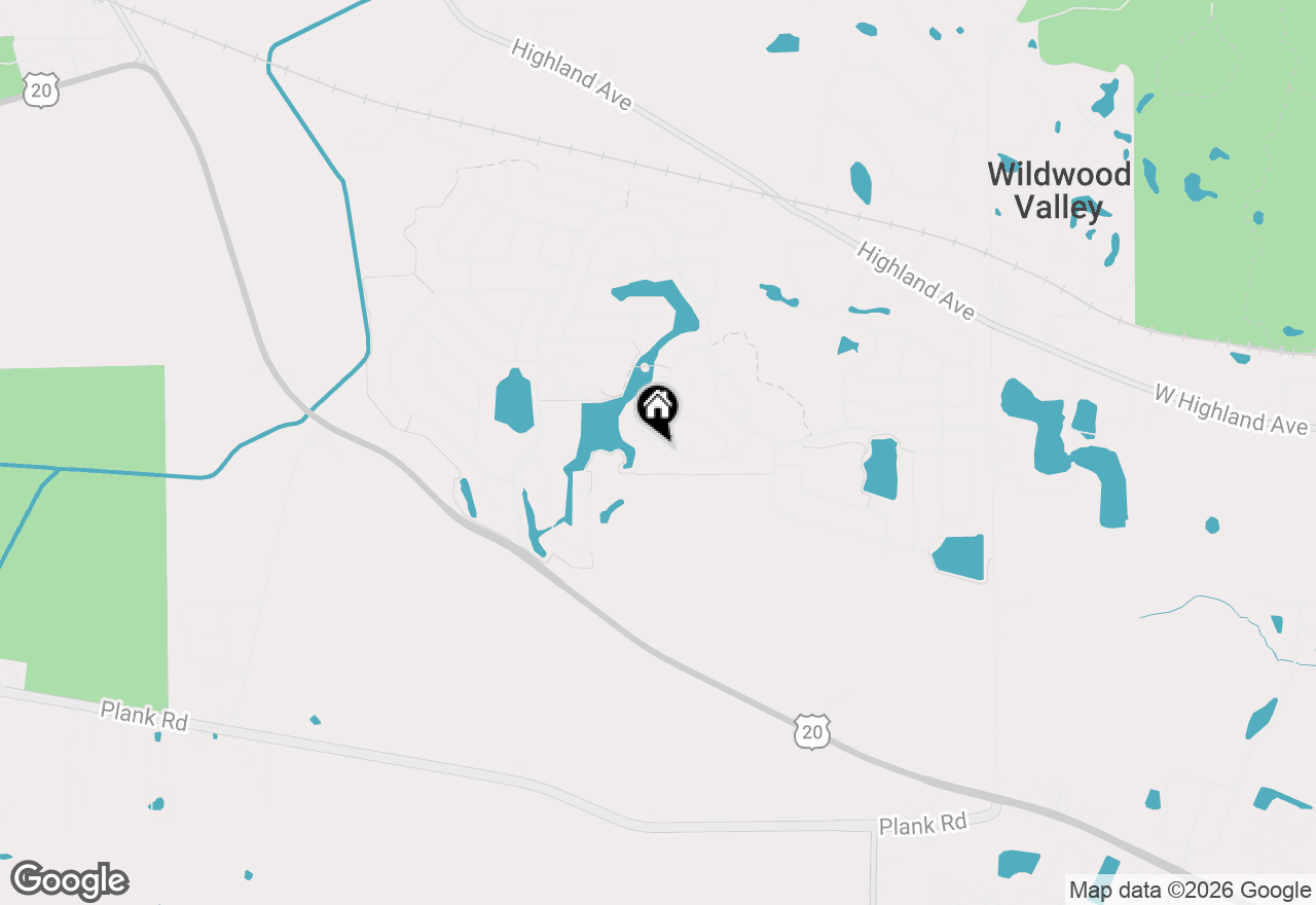 Map of 3601 Wetlands Drive, Elgin, IL 60124