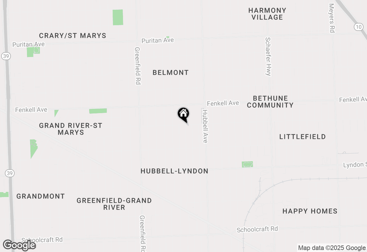 Map of 14975 Terry Street, Detroit, MI 48227