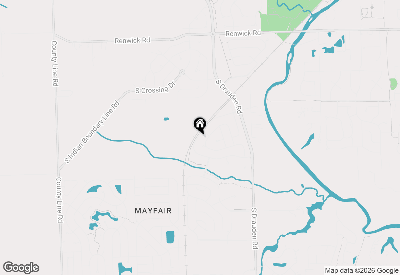 Map of 25405 W Rock Drive, Plainfield, IL 60586