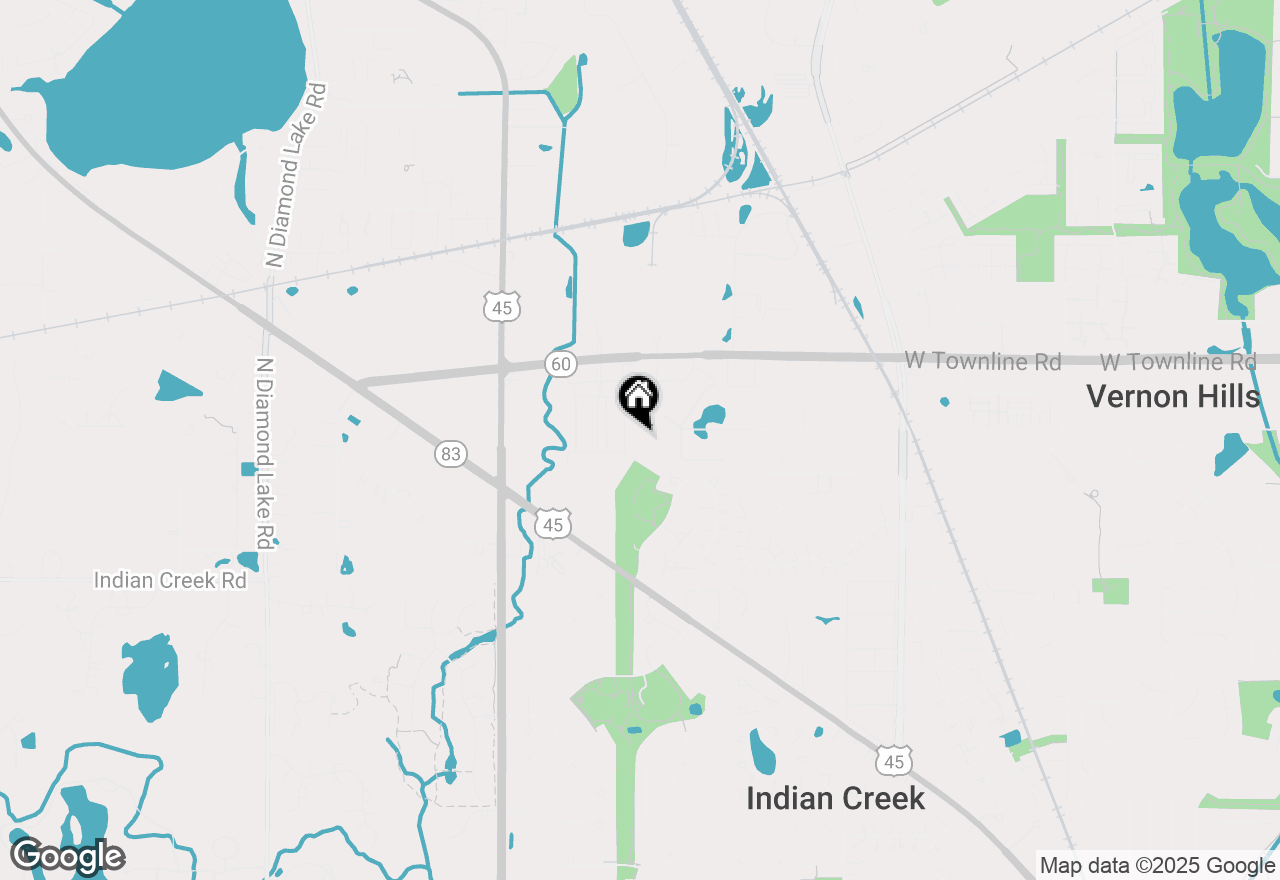 Map of 2363 Glacier Street, Mundelein, IL 60060