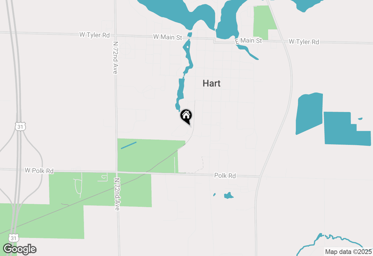 Map of 168 Creek Drive, Hart, MI 49420