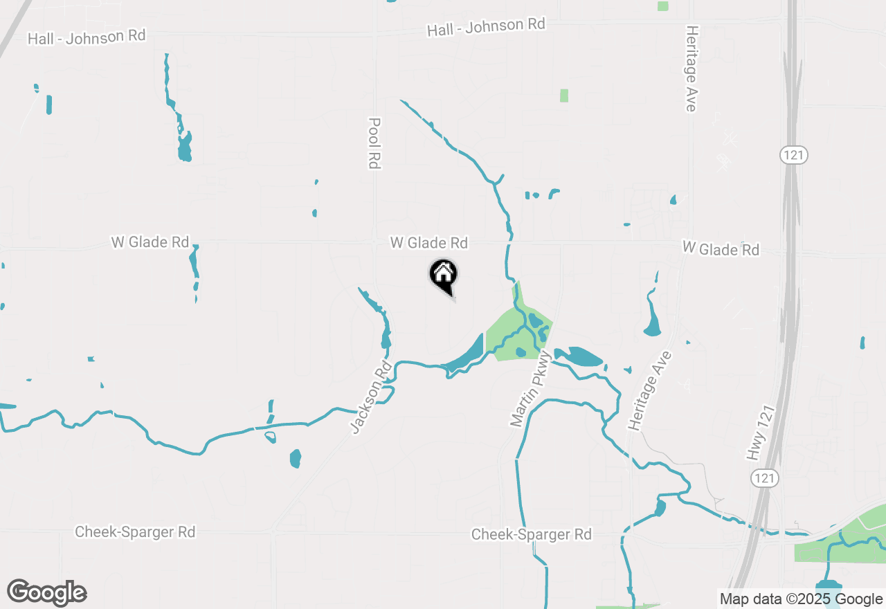 Map of 4700 Green Oaks Drive, Colleyville, TX 76034