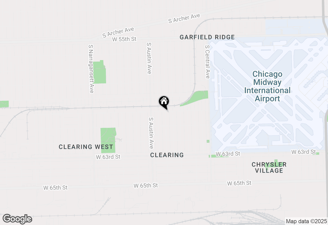 Map of 6000 S Mayfield Avenue, Chicago, IL 60638