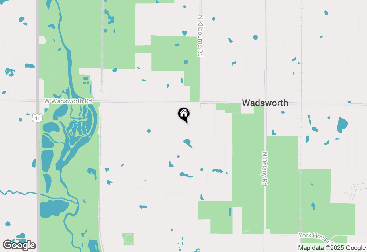 Map of 38808 N Oakcrest Lane, Wadsworth, IL 60083