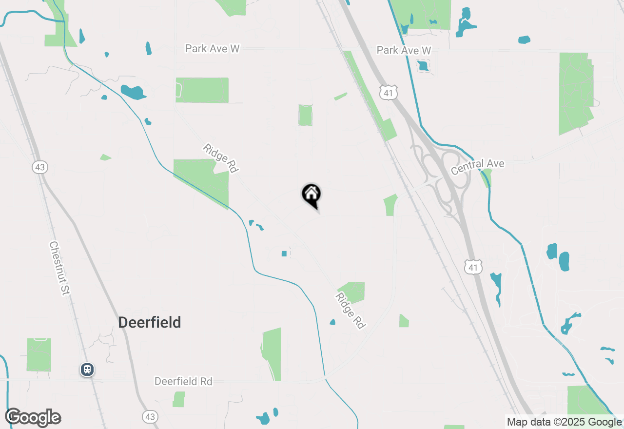 Map of 1865 Midland Avenue, Highland Park, IL 60035