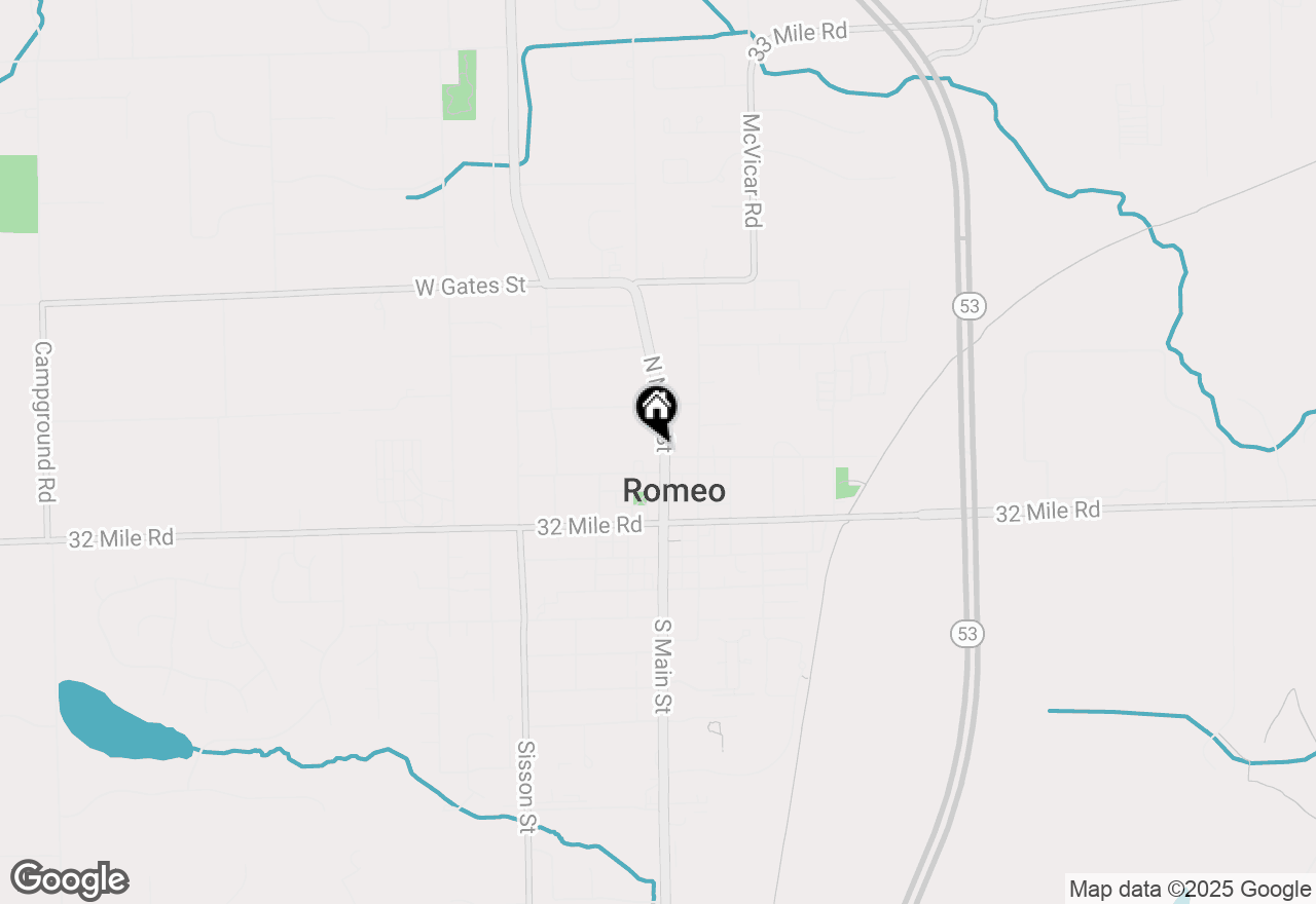 Map of 277 N Main Street, Romeo, MI 48065