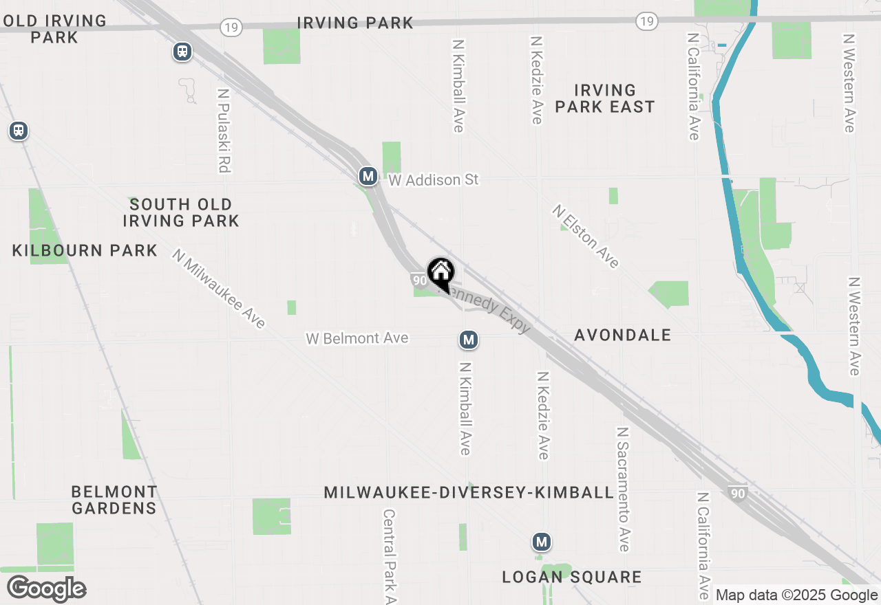 Map of 3433 W School Street, Chicago, IL 60618