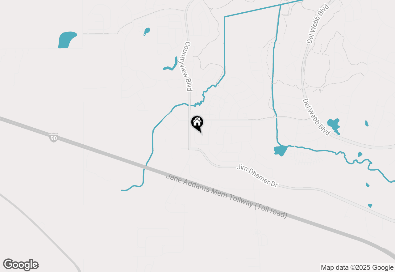 Map of 13214 Cedar Crest Lane, Huntley, IL 60142