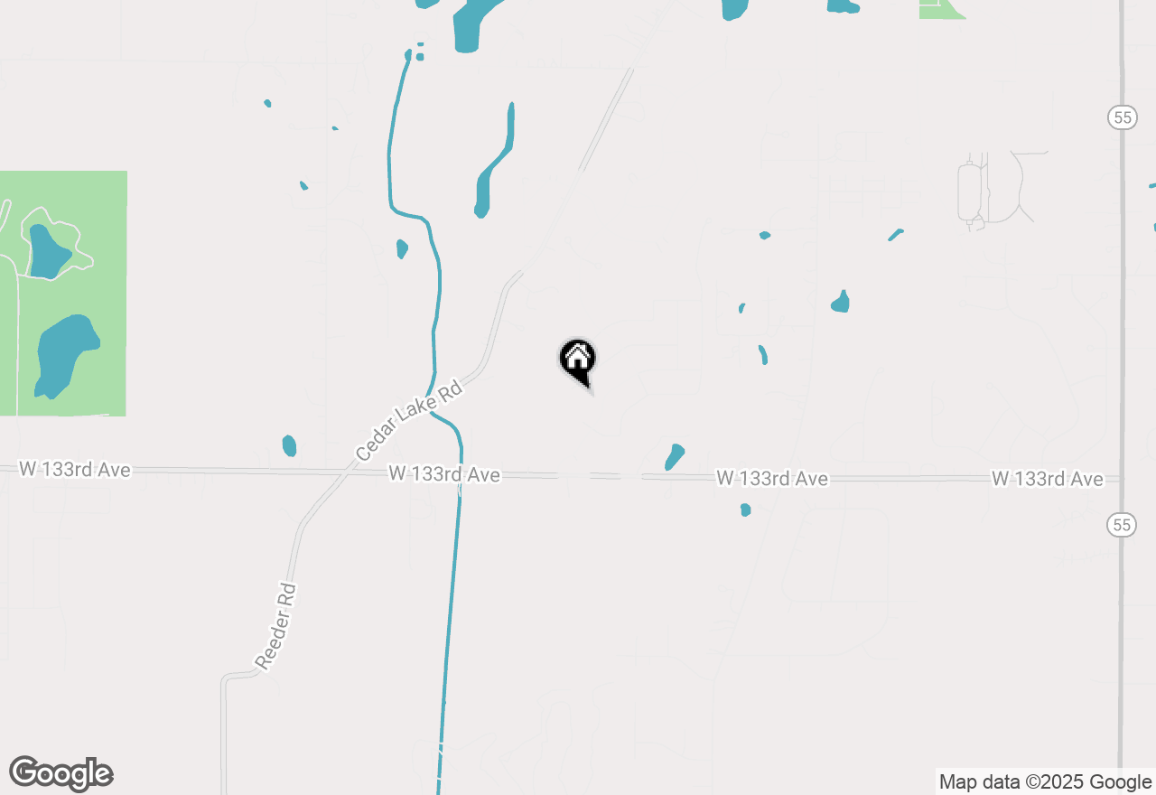 Map of 987 Sylvia Lane, Crown Point, IN 46307