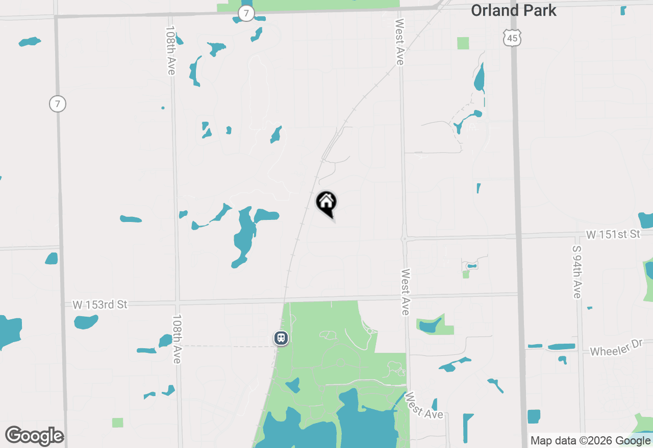 Map of 10248 Hibiscus Drive, Orland Park, IL 60462