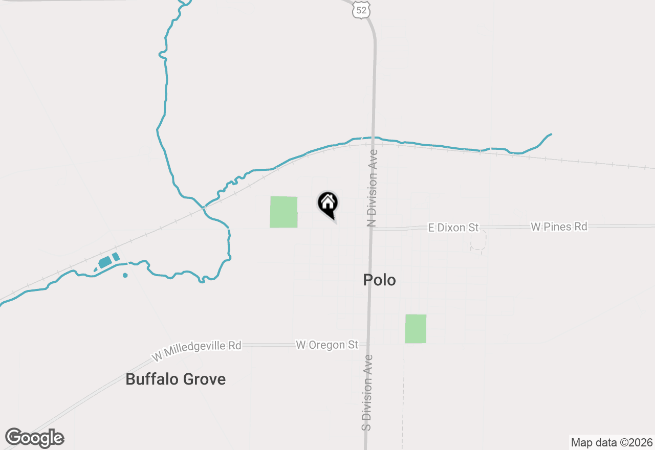 Map of 410 W Dixon Street, Polo, IL 61064