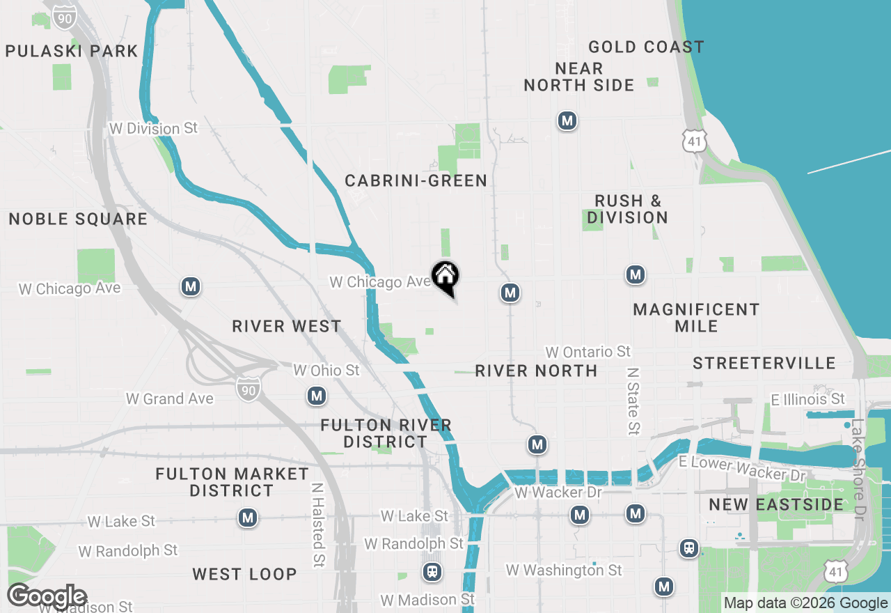Map of 429 W Superior Street, Chicago, IL 60654