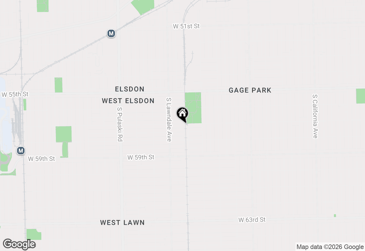 Map of 3605 W 57th Street, Chicago, IL 60629