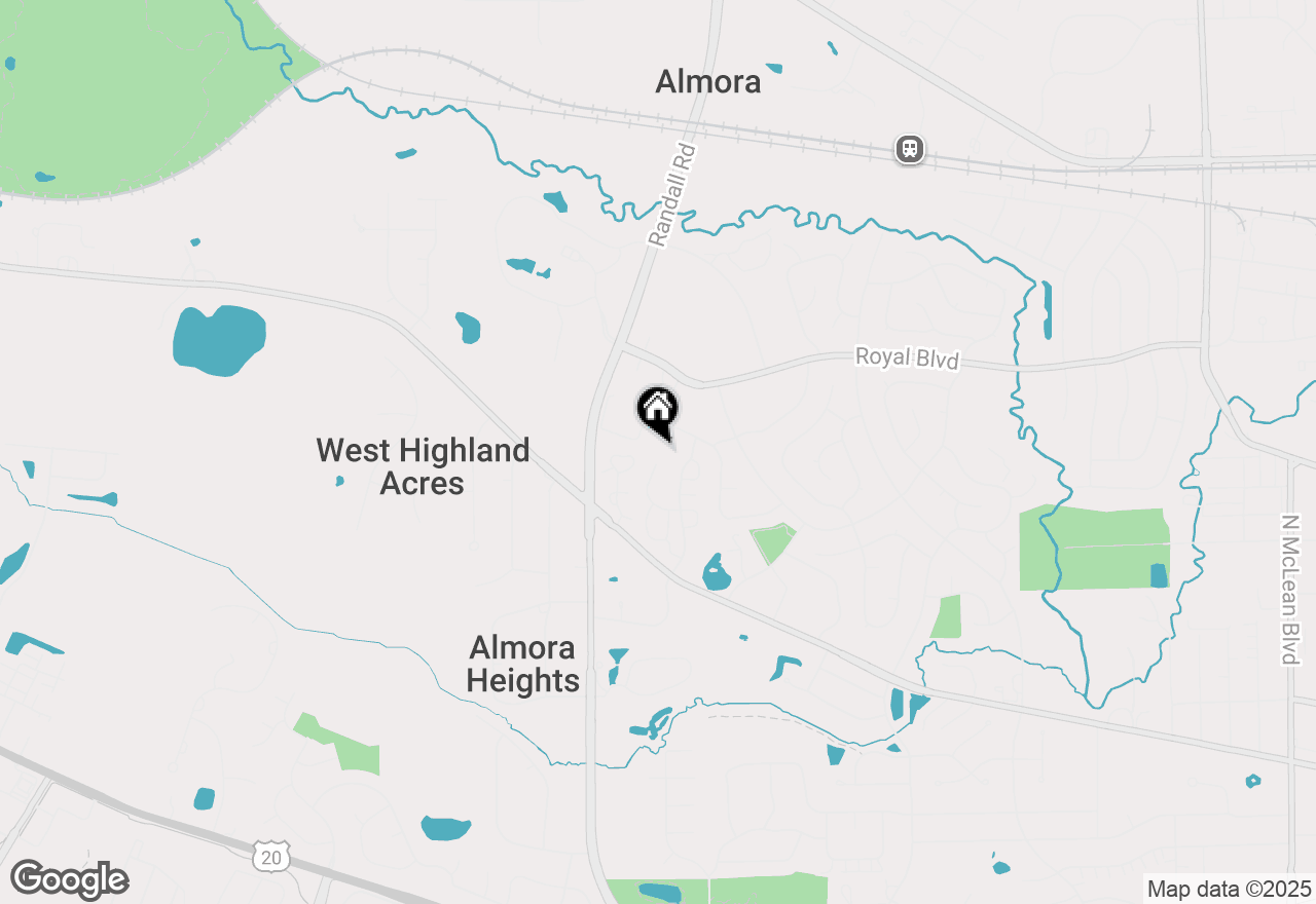 Map of 660 Robin Ridge, Elgin, IL 60123