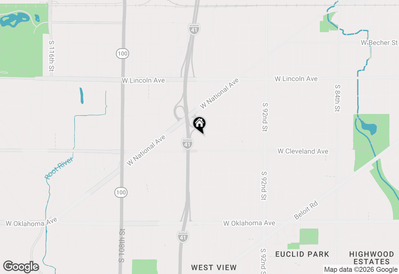 Map of 2617 S 99th St, West Allis, WI 53227