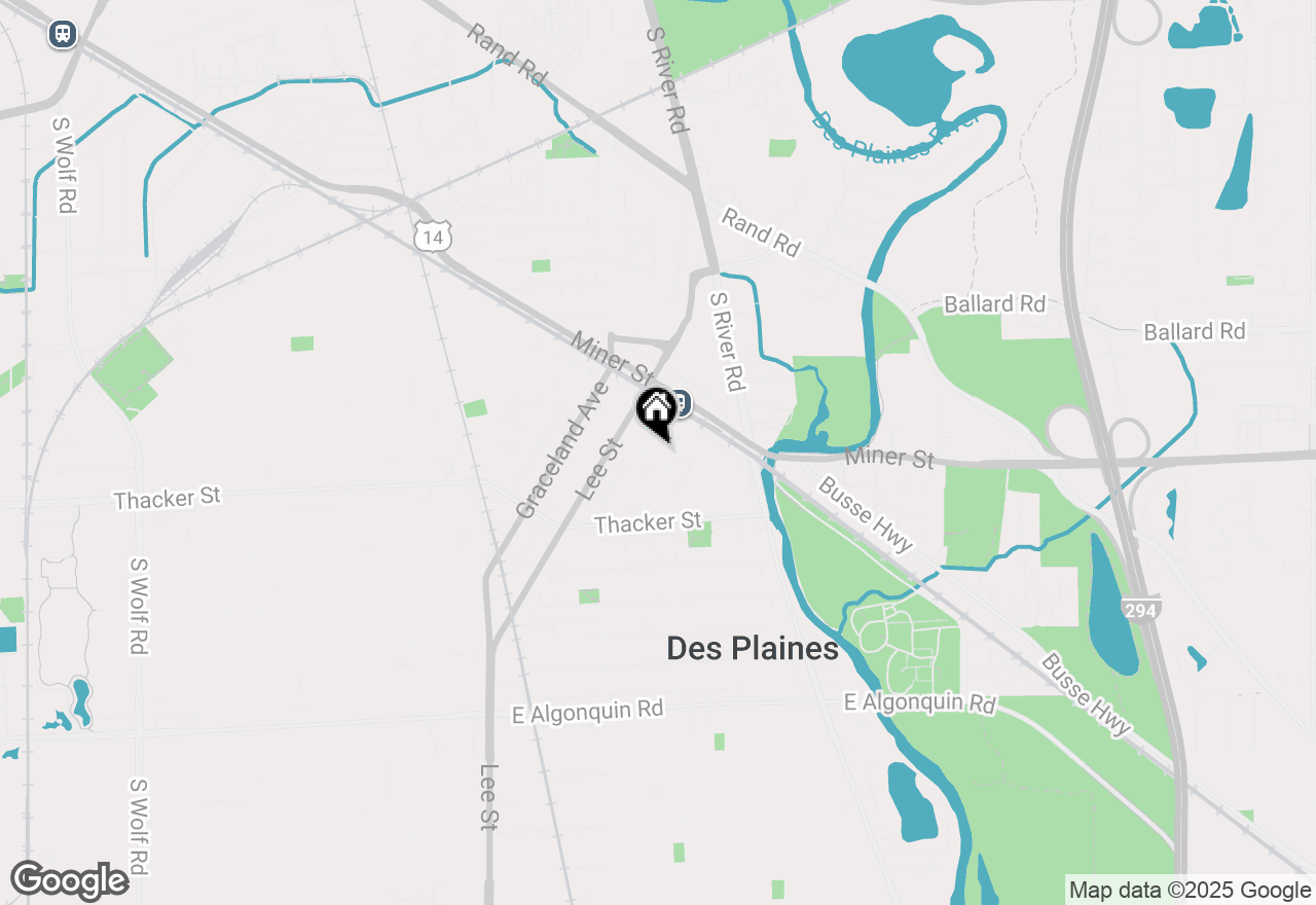 Map of 770 Pearson Street #2-202, Des Plaines, IL 60016