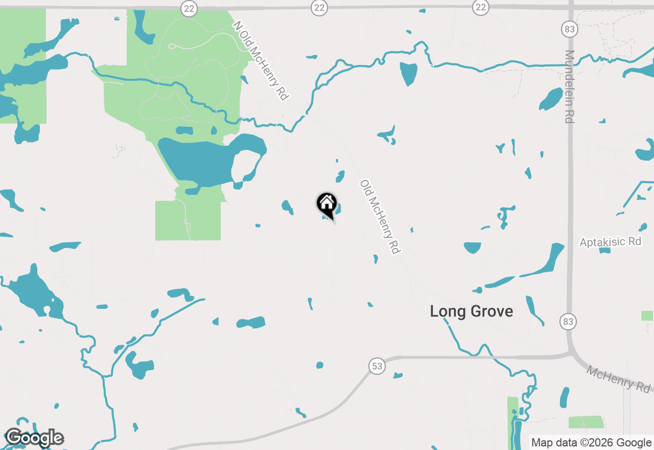 Map of 3148 Cuba Road, Long Grove, IL 60047