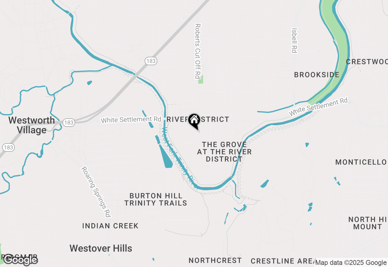 Map of 200 S Roberts Cut Off Road, Fort Worth, TX 76114