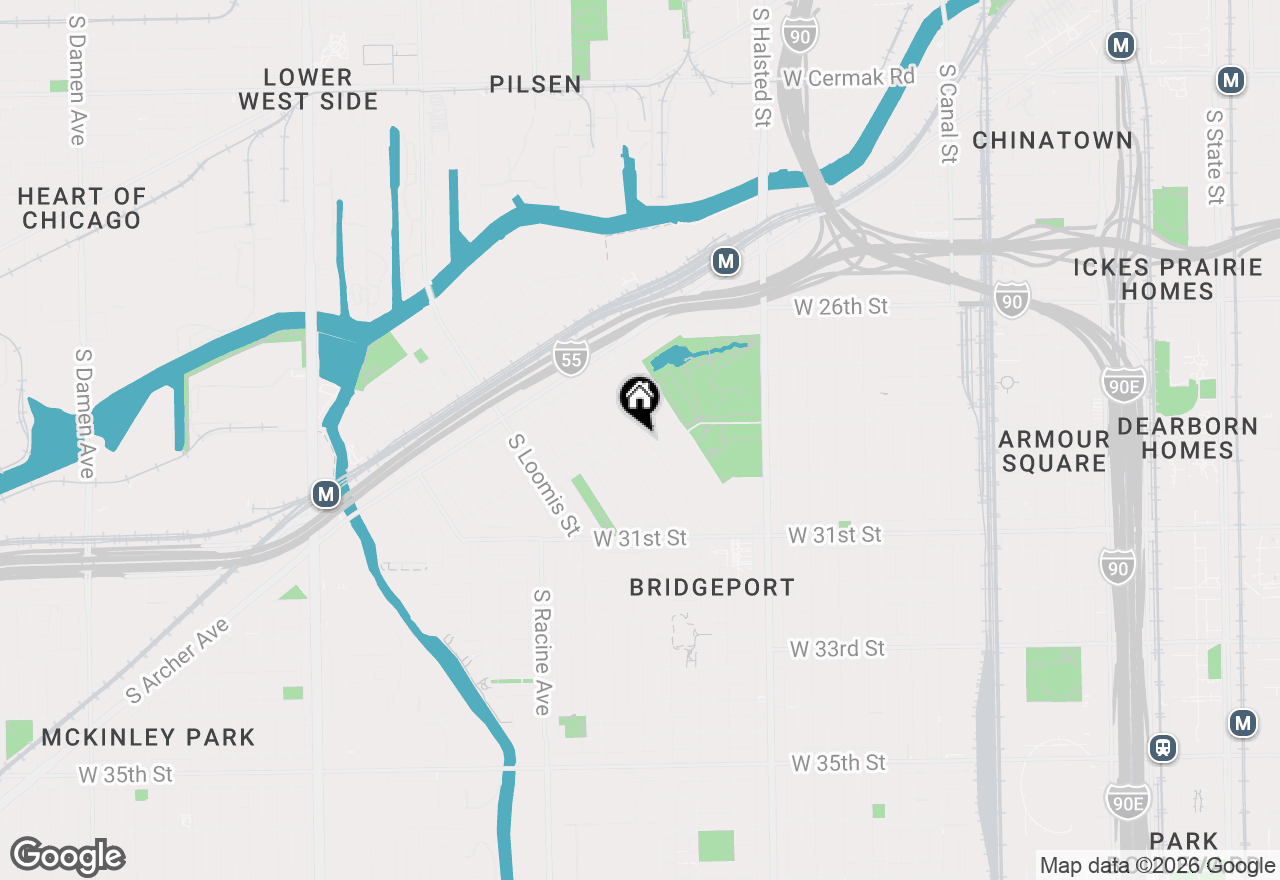 Map of 2921 S Throop Street, Chicago, IL 60608