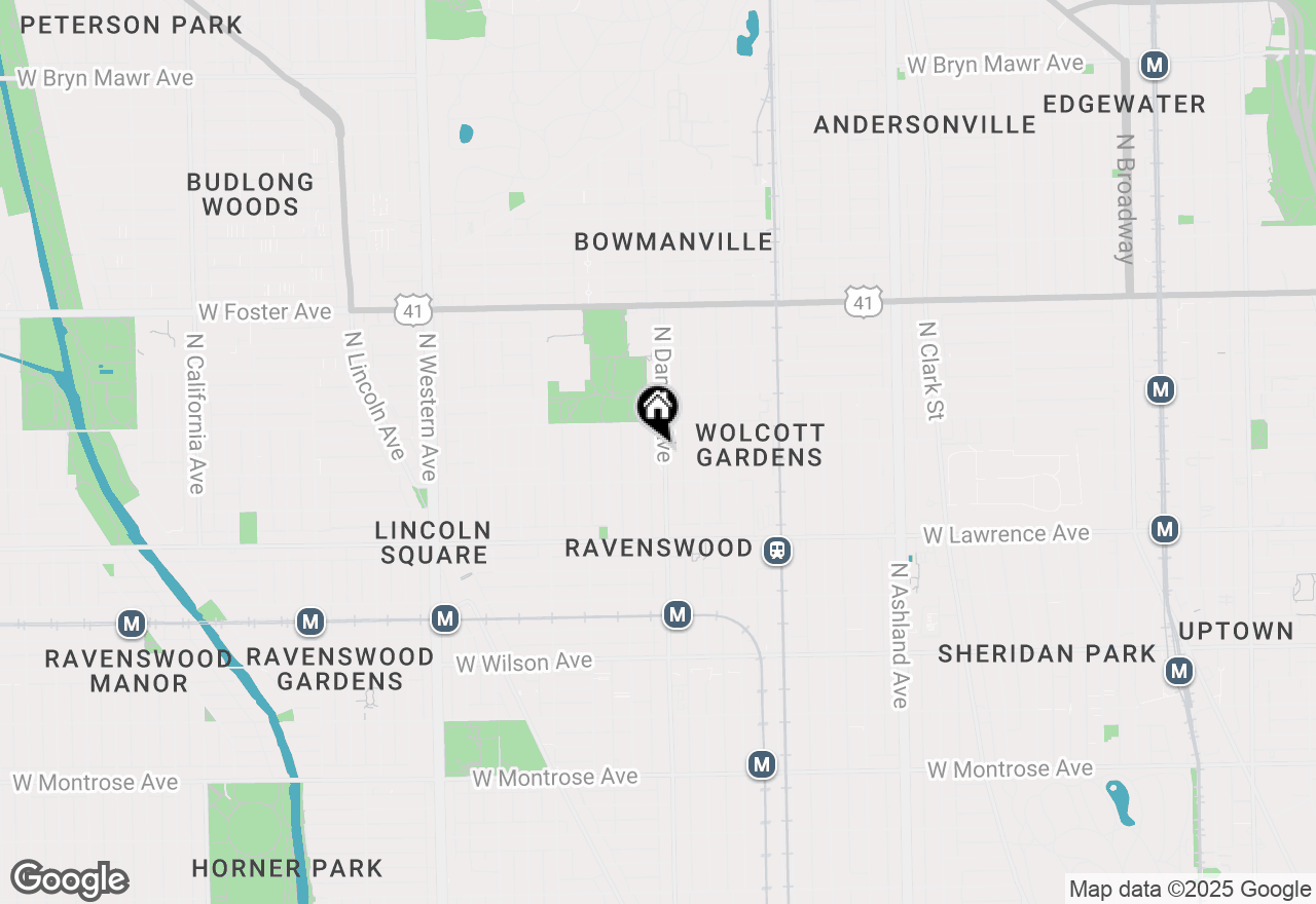 Map of 4928 N Damen Avenue, Chicago, IL 60625