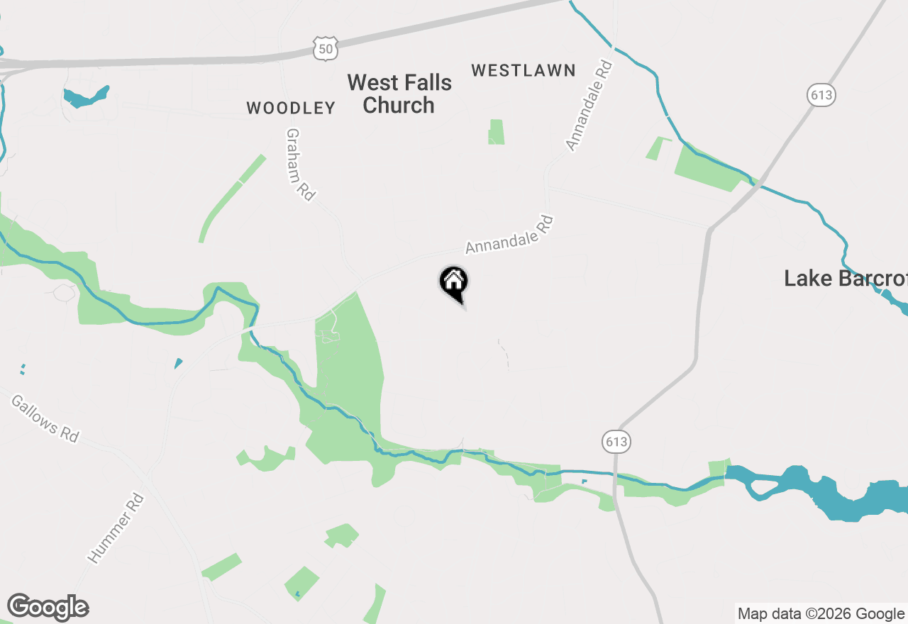 Map of 3333 Slade Run Drive, Falls Church, VA 22042