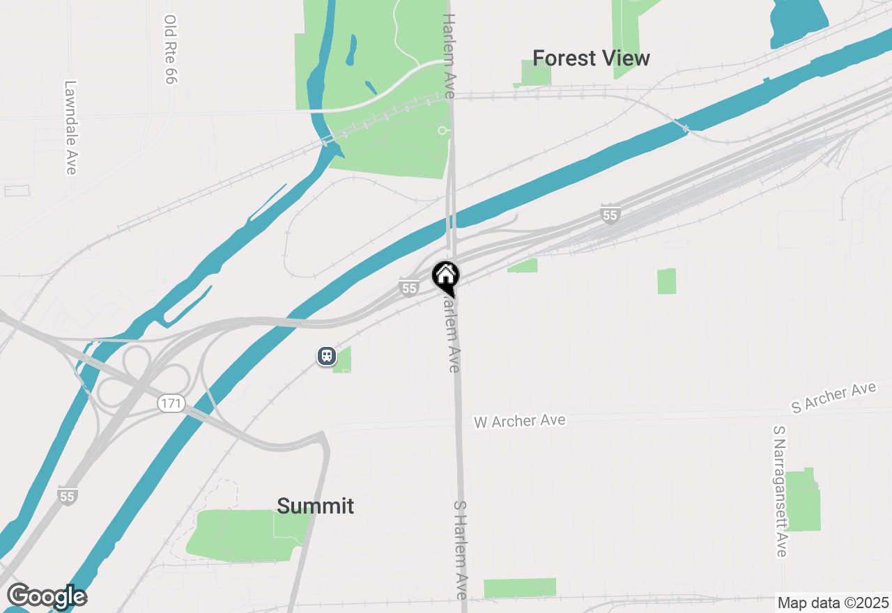 Map of 7206 Park Avenue, Summit, IL 60501