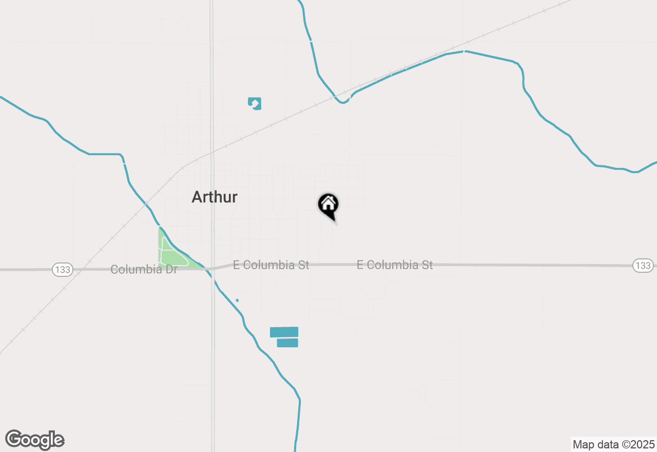 Map of 411 Crestwood Drive, Arthur, IL 61911