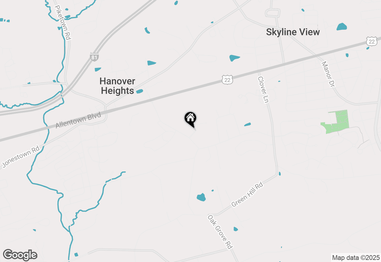 Map of 7216 White Oak Blvd, Harrisburg, PA 17112