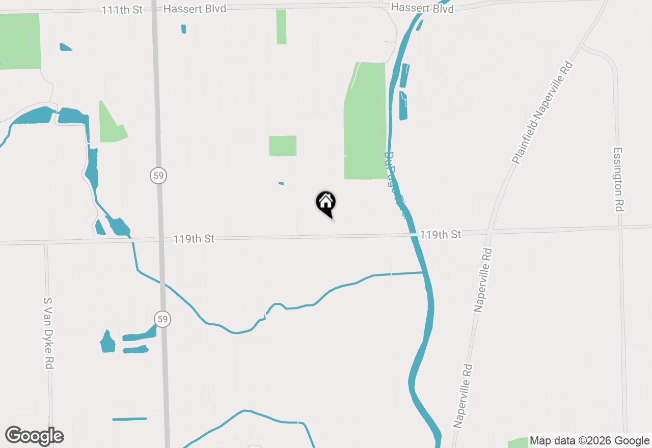 Map of 2258 Horseshoe Circle #09103, Naperville, IL 60564