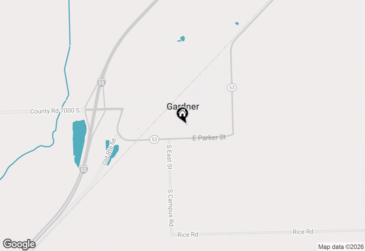 Map of 303 S Jackson Street, Gardner, IL 60424