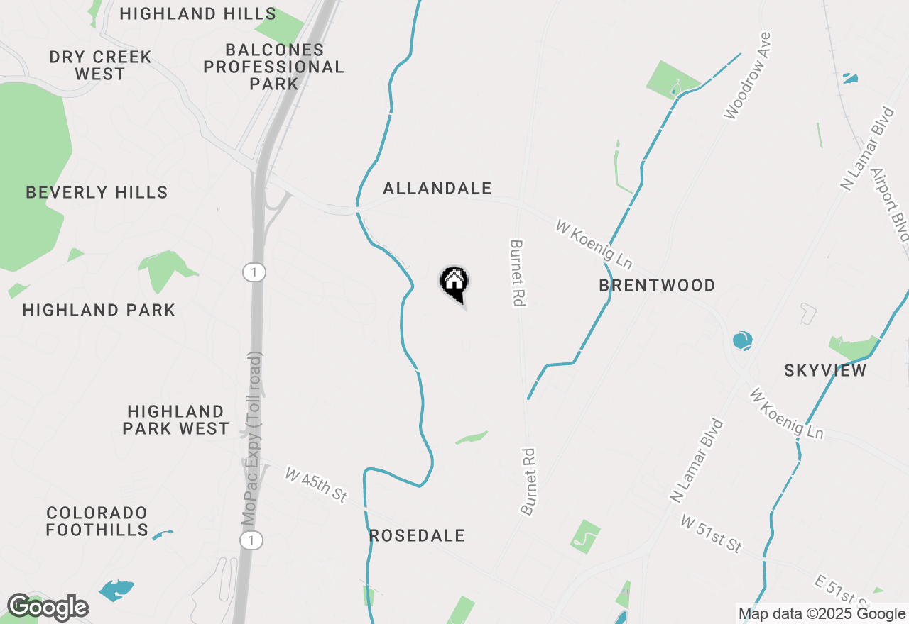 Map of 5415 Woodview Ave, Austin, TX 78756