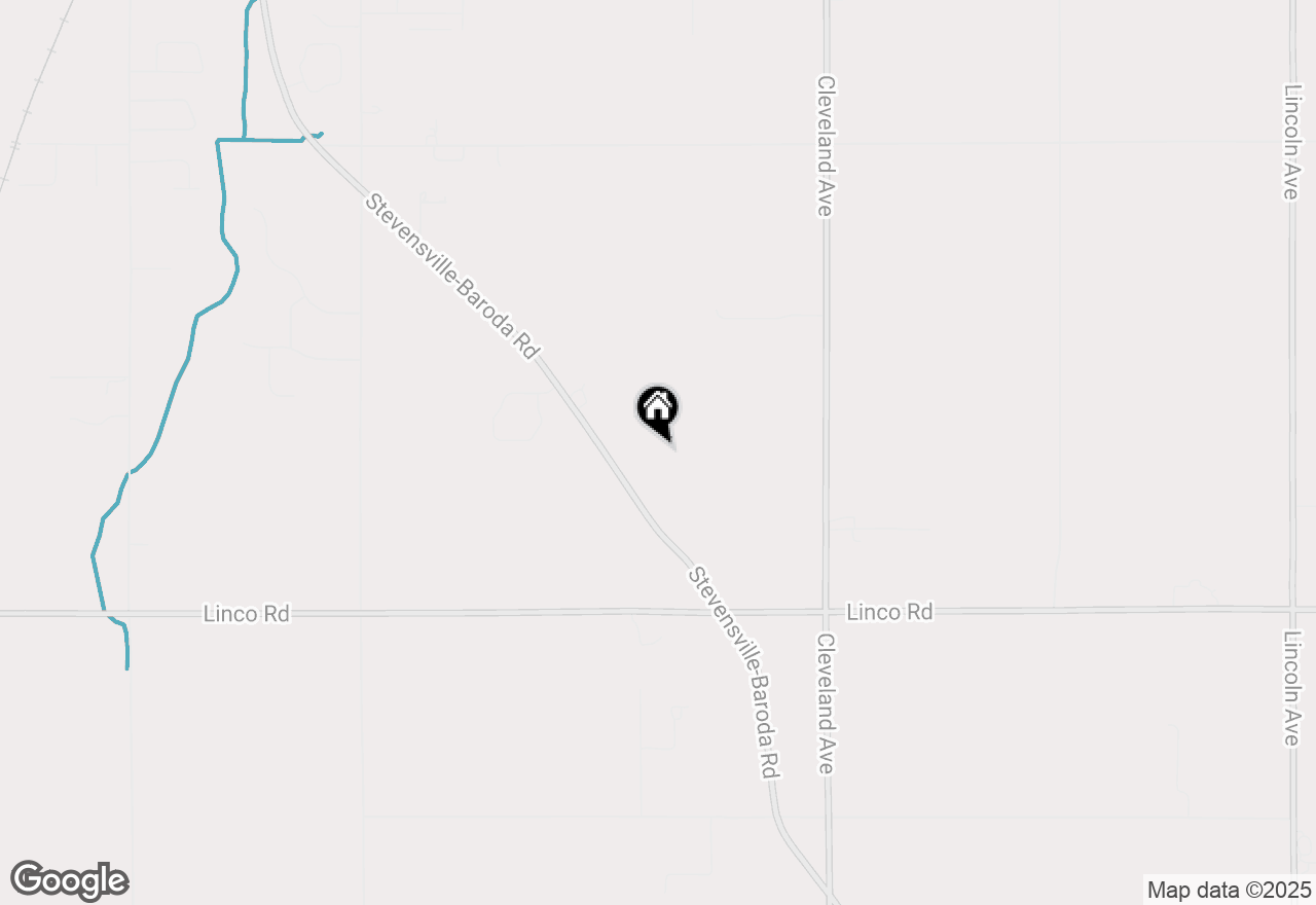 Map of 7041 Stevensville Baroda Road, Stevensville, MI 49127