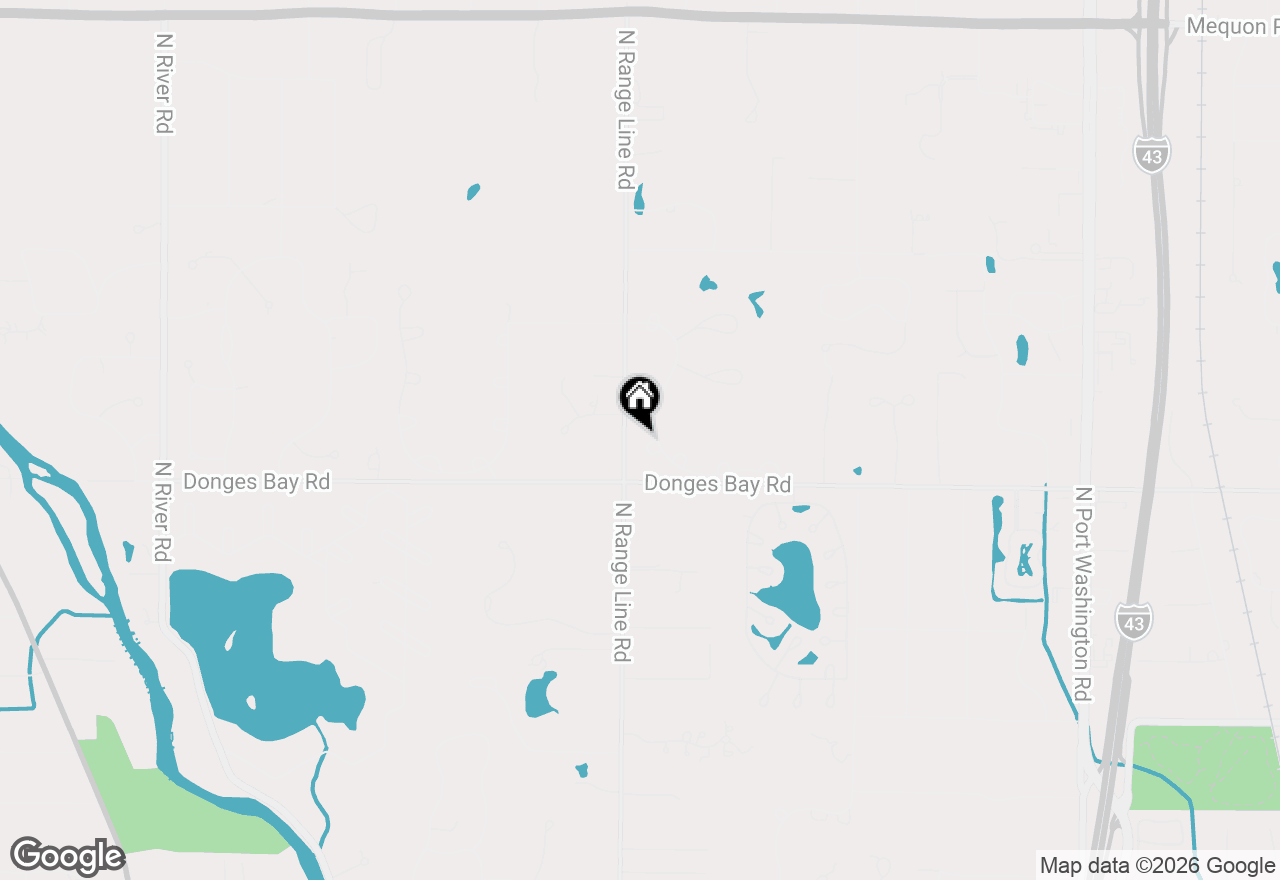 Map of 2608 W Hyacinth Ct, Mequon, WI 53092