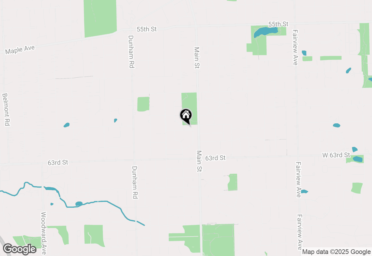 Map of 1032 61st Street, Downers Grove, IL 60516