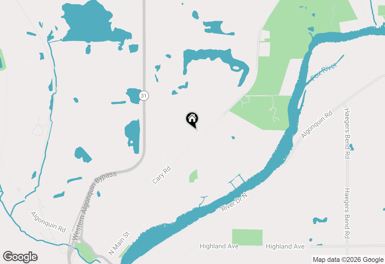 Map of 10116 Lund Avenue, Algonquin, IL 60102