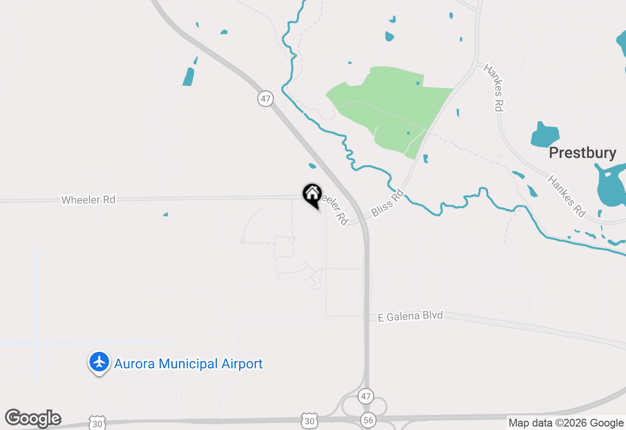 Map of 88 Westbourne Avenue, Sugar Grove, IL 60554