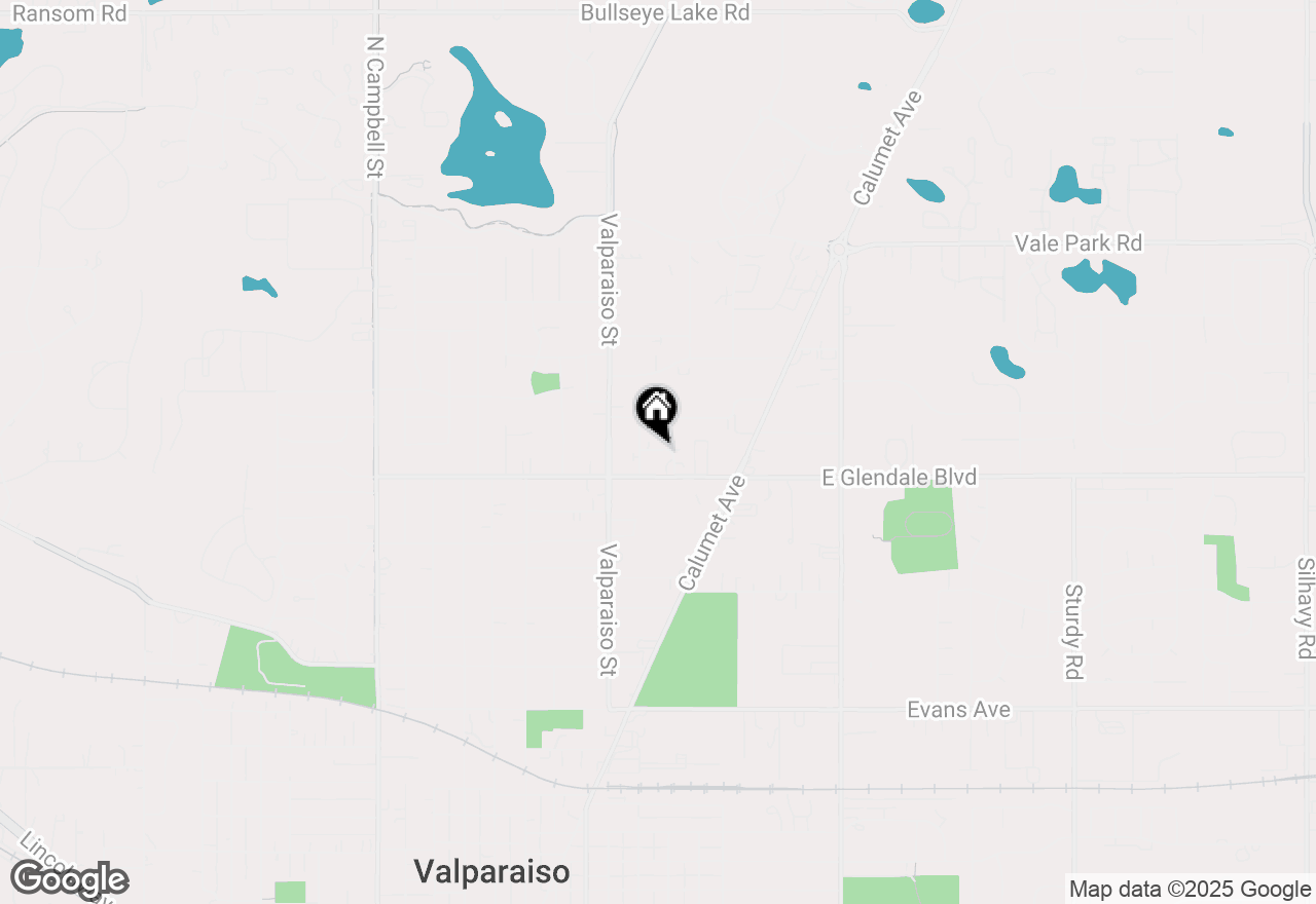 Map of 512 Glade Place, Valparaiso, IN 46383