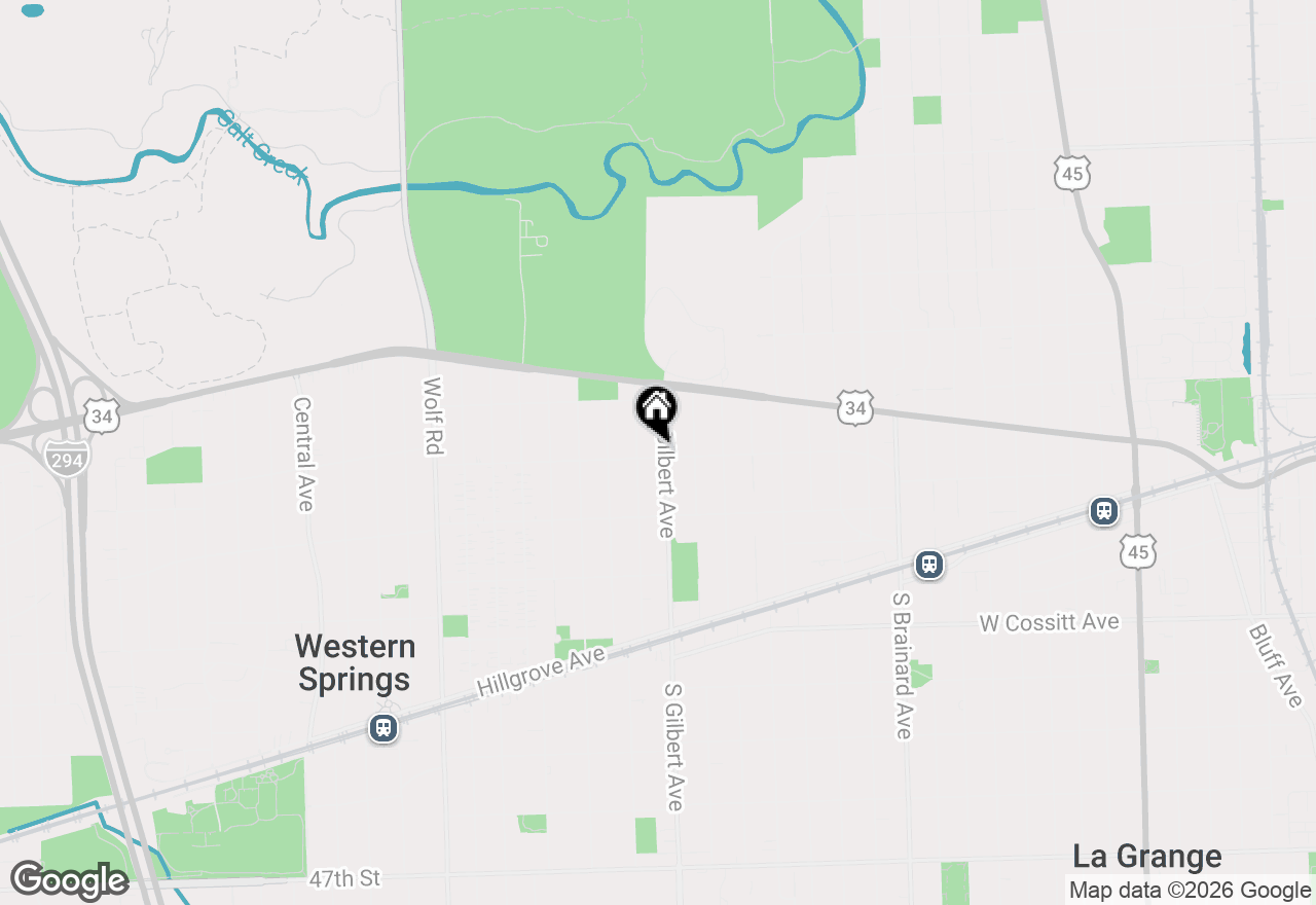 Map of 3946 Gilbert Avenue, Western Springs, IL 60558