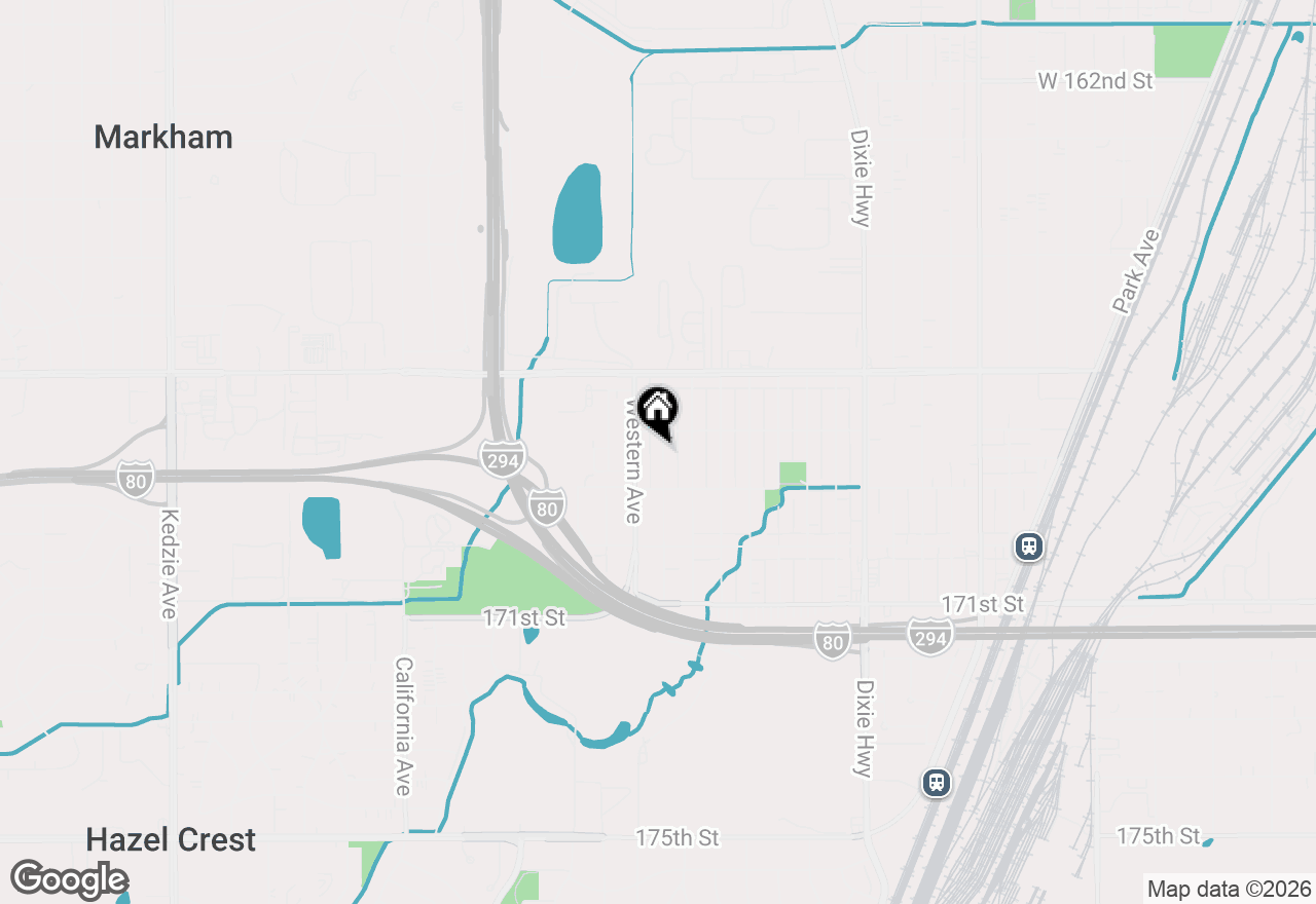 Map of 16826 Orchard Ridge Avenue, Hazel Crest, IL 60429