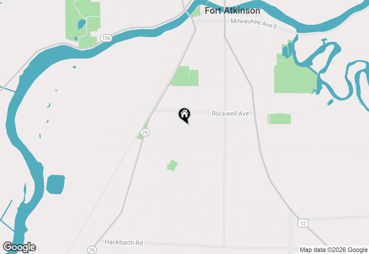 Map of 1003 Peterson St, Fort Atkinson, WI 53538