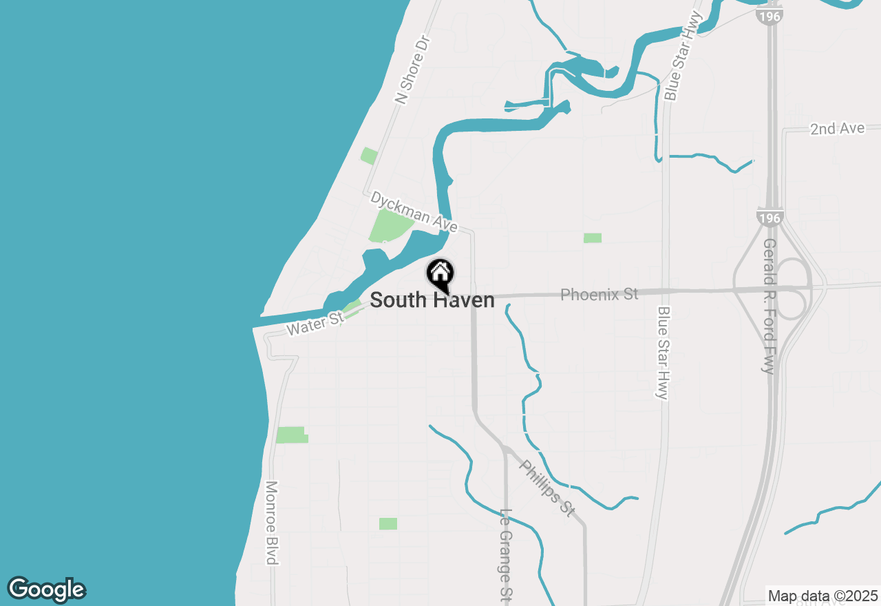 Map of 518 Phoenix Street, South Haven, MI 49090