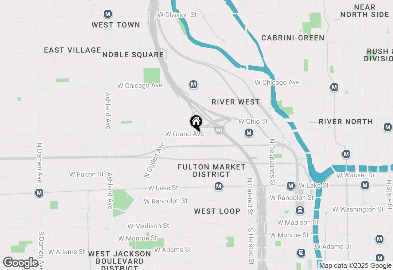 Map of 470 N Aberdeen Street, Chicago, IL 60642